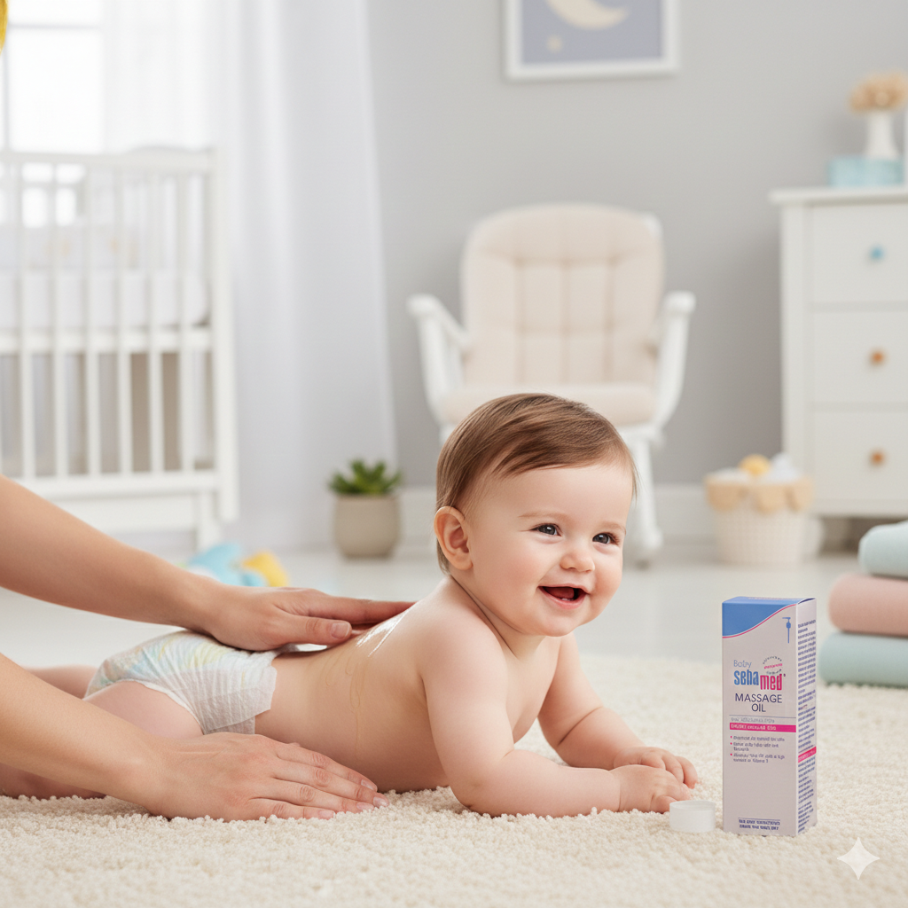 SEBAMED MASSAGE OIL 150ML - Image 3